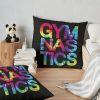 Tie Dye Gymnastics Throw Pillow Official Gymnastics Gifts Store Merch