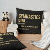 Gymnastics Girl Definition In Gold Throw Pillow Official Gymnastics Gifts Store Merch