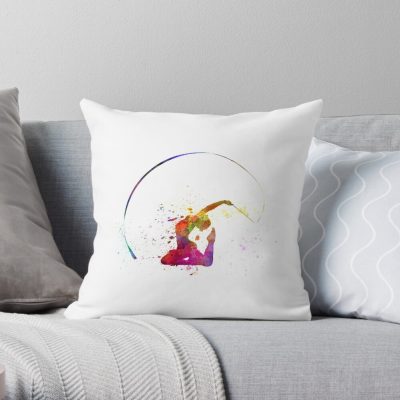 Rhythmic Gymnastics Throw Pillow Official Gymnastics Gifts Store Merch