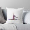 Gymnastics Girl, Watercolor Gymnastics, Teen Gift Throw Pillow Official Gymnastics Gifts Store Merch