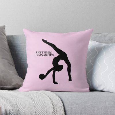 Rhythmic Gymnastics Throw Pillow Official Gymnastics Gifts Store Merch