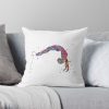 Gymnastics Girl Throw Pillow Official Gymnastics Gifts Store Merch