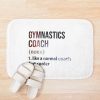 Gymnastics Coach Like A Normal Coach But Cooler Galaxy Bath Mat Official Gymnastics Gifts Store Merch