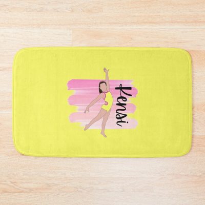 Kensi Custom Bath Mat Official Gymnastics Gifts Store Merch