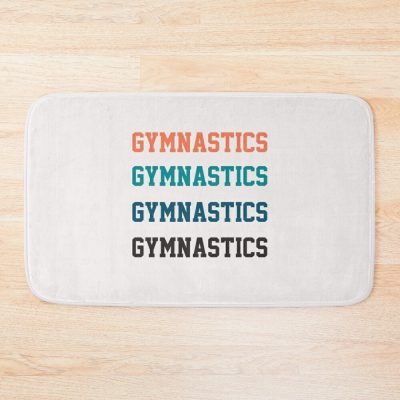 Gymnastics Vintage Bath Mat Official Gymnastics Gifts Store Merch