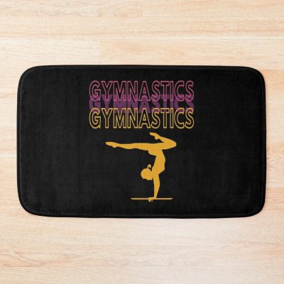 Gymnastics 3 Word Bath Mat Official Gymnastics Gifts Store Merch