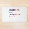 Gymnastics  Girl Like A Normal Girl But Cooler Galaxy Bath Mat Official Gymnastics Gifts Store Merch