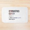 Gymnastics Coach Like A Normal Coach But Cooler Galaxy Bath Mat Official Gymnastics Gifts Store Merch