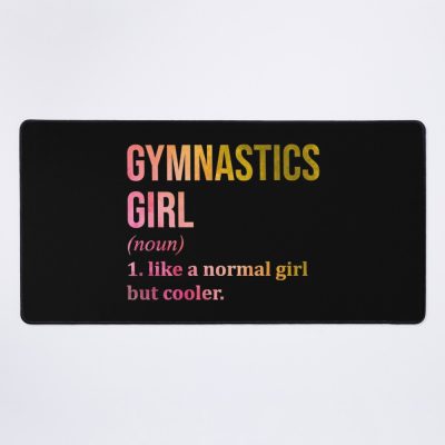 Gymnastics Girl Definition In Watercolor Mouse Pad Official Gymnastics Gifts Store Merch