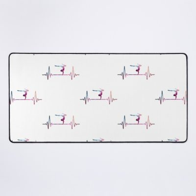 Gymnastics Heartbeat Galaxy Mouse Pad Official Gymnastics Gifts Store Merch