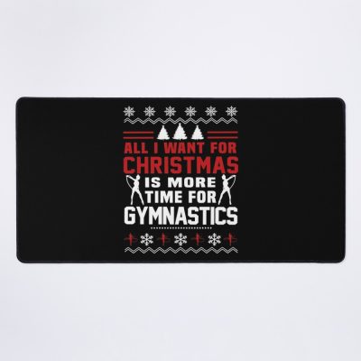 Gymnastics Christmas Time Mouse Pad Official Gymnastics Gifts Store Merch