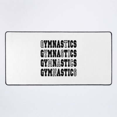 Gymnastics Word Mouse Pad Official Gymnastics Gifts Store Merch