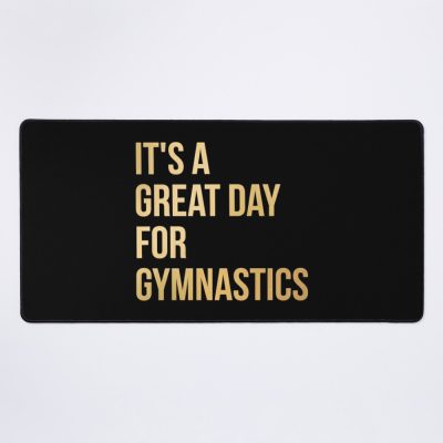 It'S A Great Day For Gymnastics In Gold Mouse Pad Official Gymnastics Gifts Store Merch