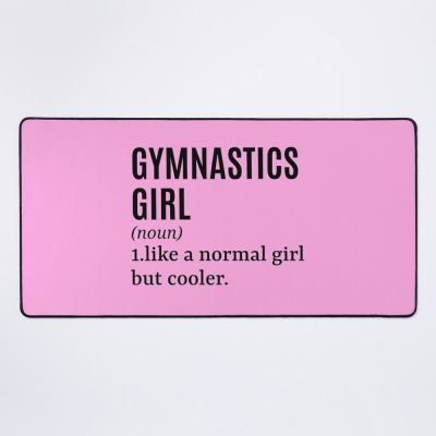 Gymnastics Girl - Gymnasts Funny Quote Mouse Pad Official Gymnastics Gifts Store Merch