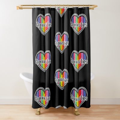 Gymnastics Boy Or Girl Shower Curtain Official Gymnastics Gifts Store Merch