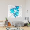 Gymnast Silhouette - Blue Explosion Tapestry Official Gymnastics Gifts Store Merch