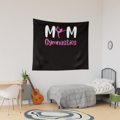 Womens Gymnastics Mom Gymnastics Player Girls Proud Gymnast Mother Tapestry Official Gymnastics Gifts Store Merch