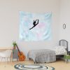 Water Colour Gymnastics Silhouette Tapestry Official Gymnastics Gifts Store Merch