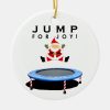 personalized gymnastics trampoline ceramic ornament reab2334724994630a9697f3f4813fd84 x7s2y 8byvr 1000 - Gymnastics Gifts