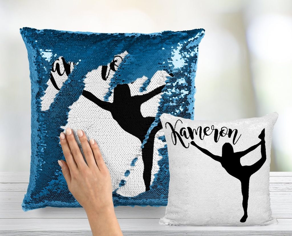 Gymnastics Customized Mermaid Best Sequin Pillow