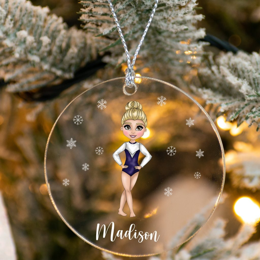 Personalized PhotoChoose Your Gymnastics Picture Acrylic Ornament