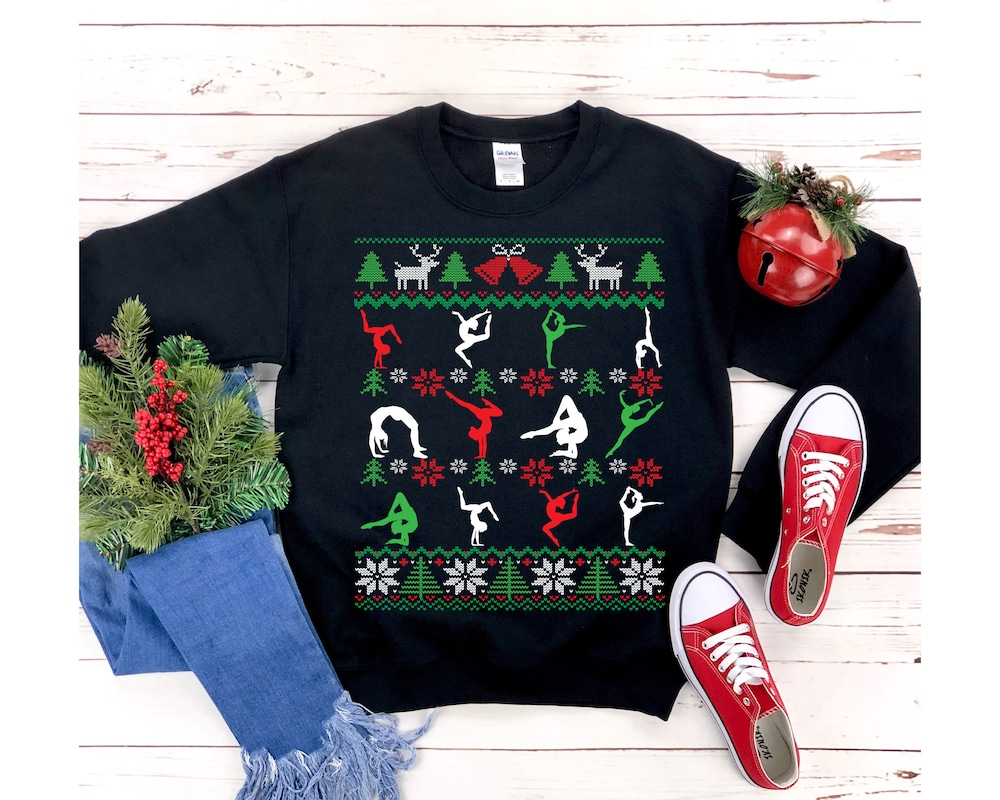 Gymnastics Ugly Christmas Sweater