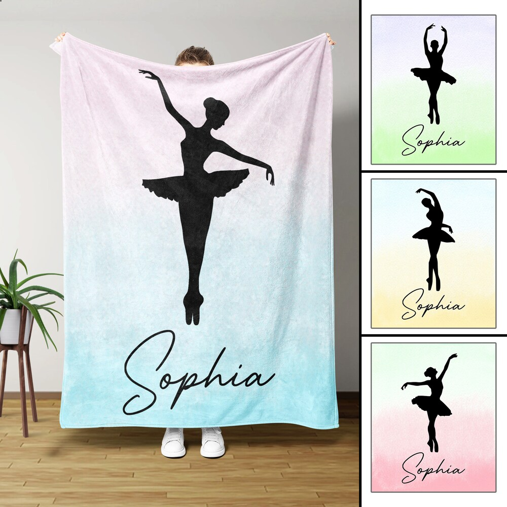 Personalized Gymnastic Christmas Gifts Blanket